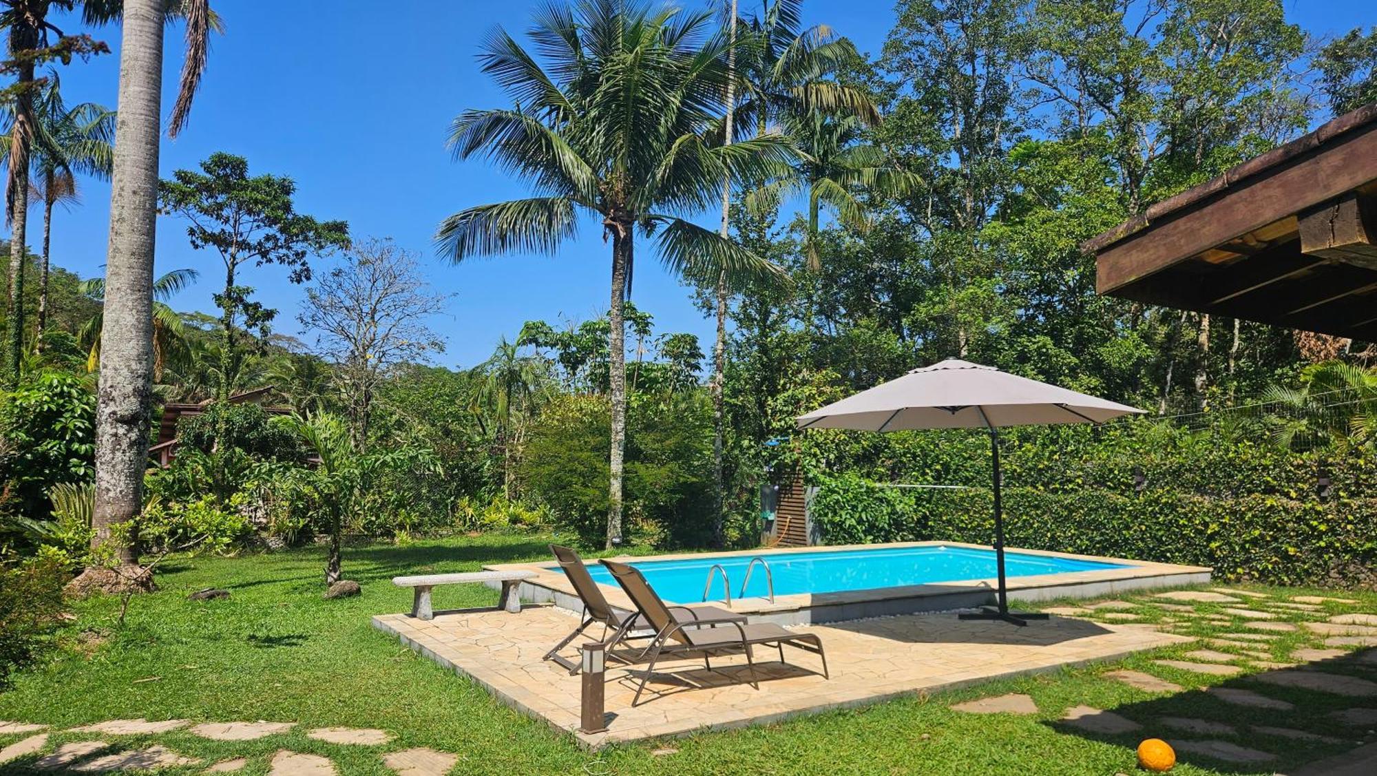 Casa Da Josie Em Maresias Com Piscina No Pe Da Mata Atlantica - 4 Quartos 外观 照片